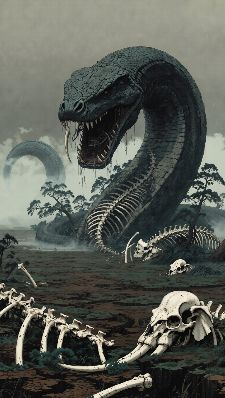 Ba She Giant Serpent Poster 