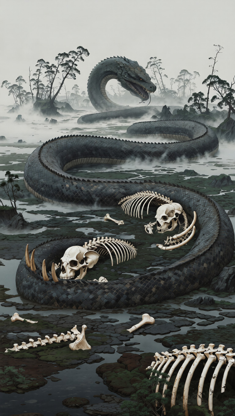 Ba She Giant Serpent Poster 