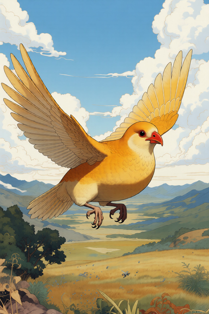 Feiyi Mythical Bird Poster