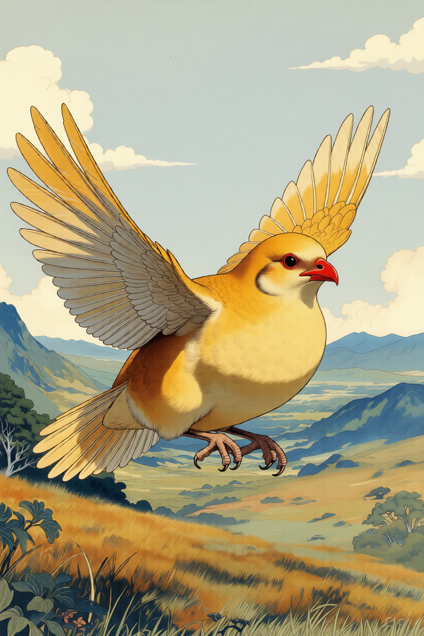 Feiyi Mythical Bird Poster