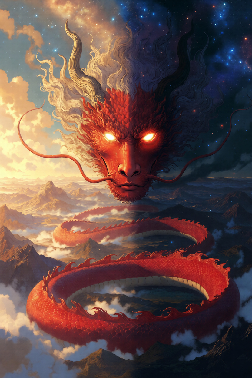 The Candle Dragon Who Governs Day and Night