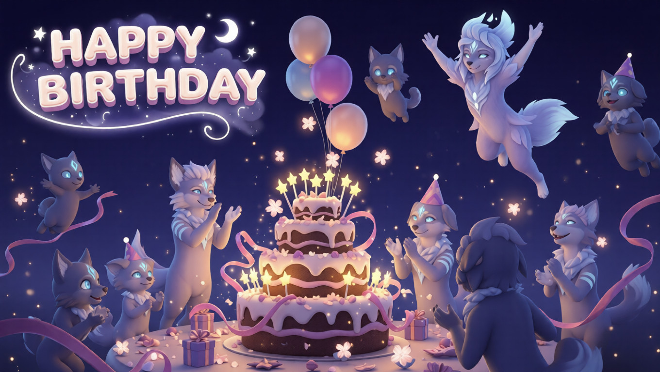 original 3DQ canine humanoid spirit ensemble