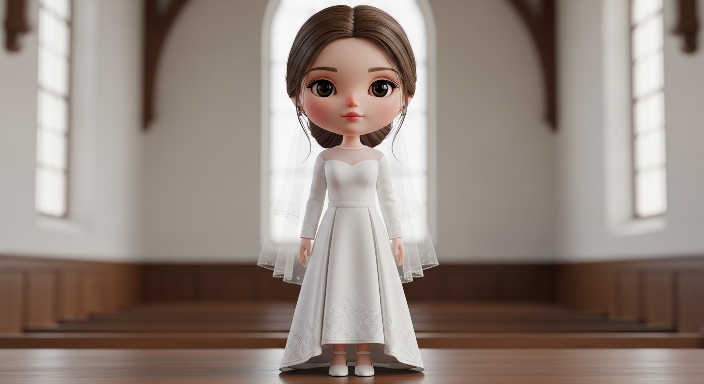 Close detail of tonal embroidery along sleeve cuff under soft window light