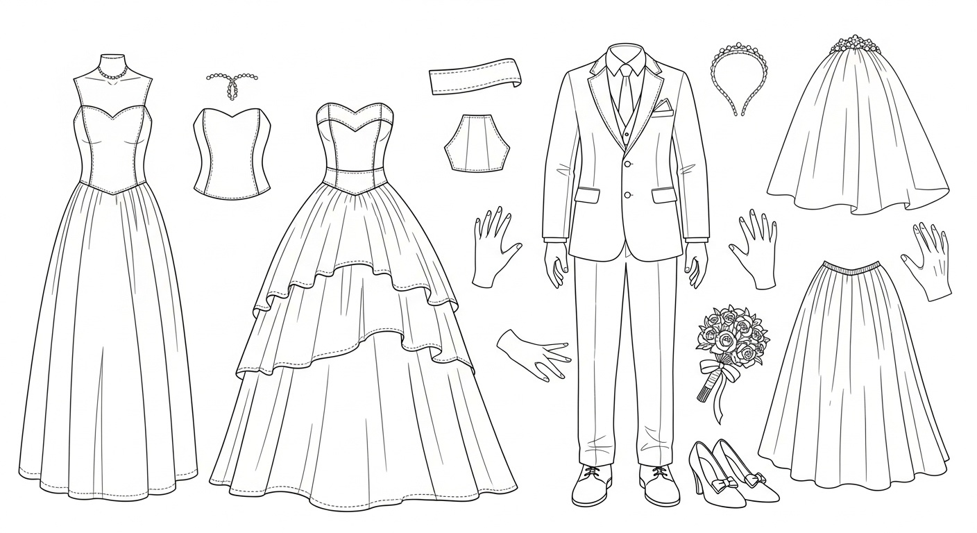 2026 Capricorn Zodiac Wedding Dolls with Elegant Layered Gowns, Obsidian Accents, and Luxury Miniature Display Ideas