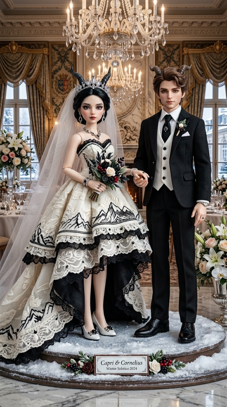 Close-up of doll veil, semi-transparent, light catching folds, creating delicate shadow play