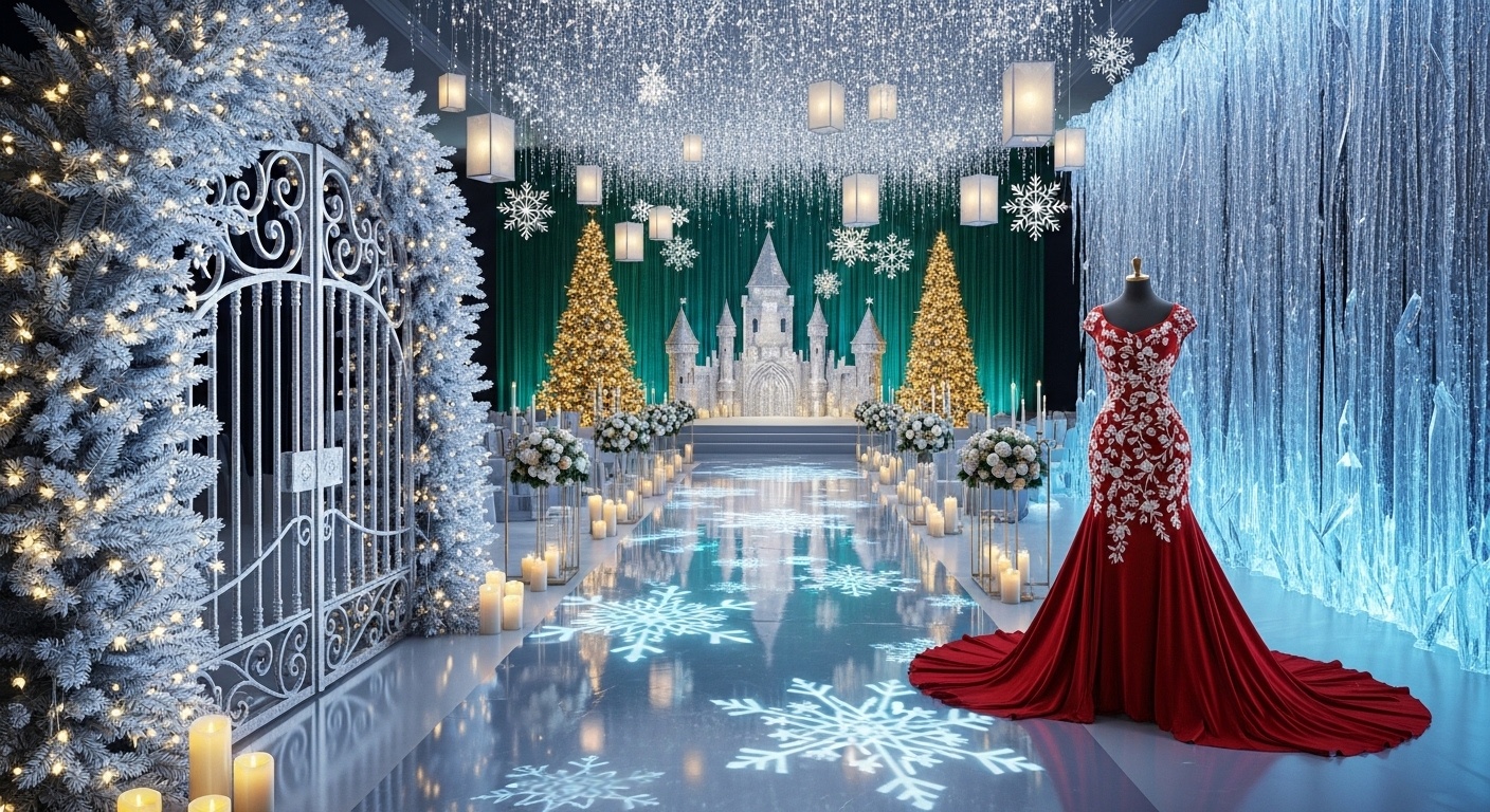 Magical Christmas Gala Wedding Decor Tips for 2026 Festive Photos