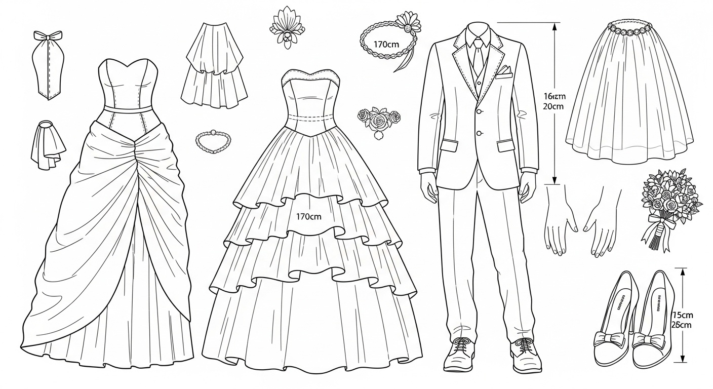 Overall scene with both dolls, layered textures, and ambient lighting highlighting miniature realism Technical Blueprint