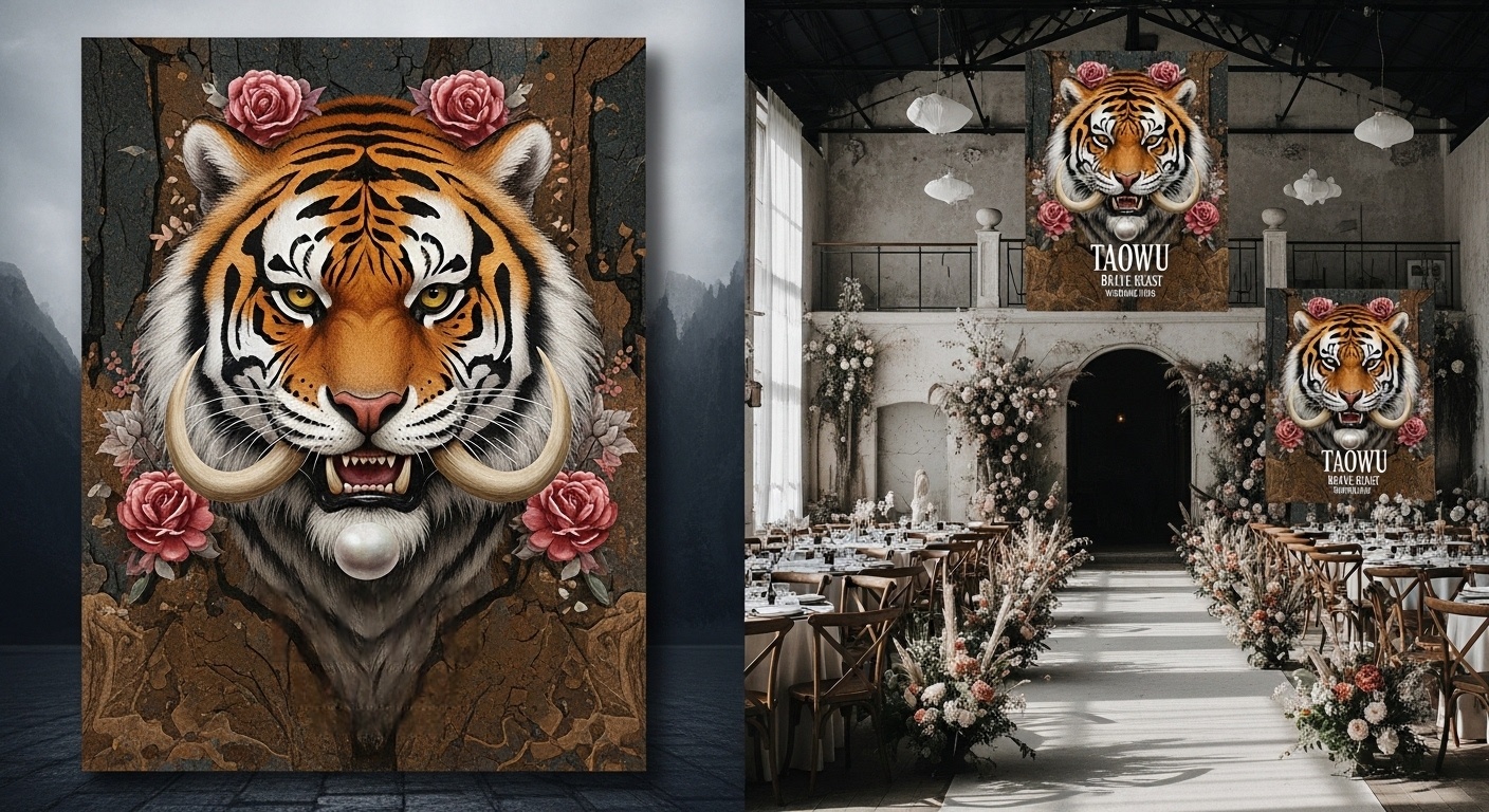Using Taowu Adventure Path Posters to Inspire Fearless Romantic Journeys in Wedding Venues
